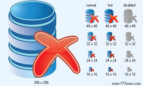 Destroy Database Icon Images