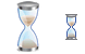 Hourglass icons