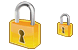 Lock icons