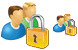 Locked users icons