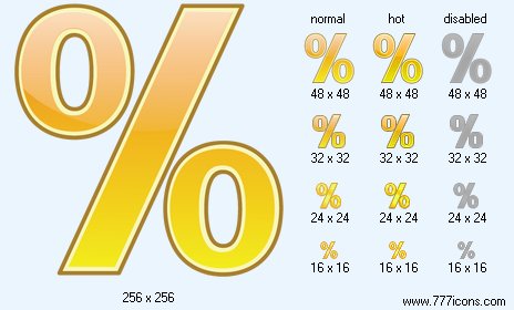 Percent Icon Images