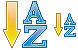 Sorting A-Z icons