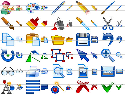 Design Icon Set is what you need for developing graphic applications