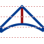 Arc distance icon