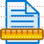 Horizontal page ruler icon