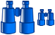 Binoculars icons