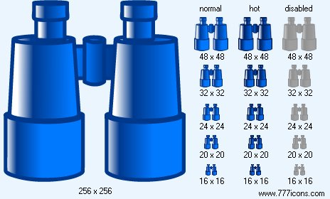 Binoculars Icon Images