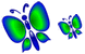 Butterfly icons