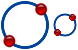 Circle by diameter icons