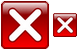 Close icons