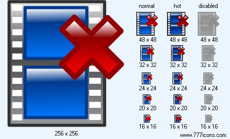 Delete Frame Icon Images