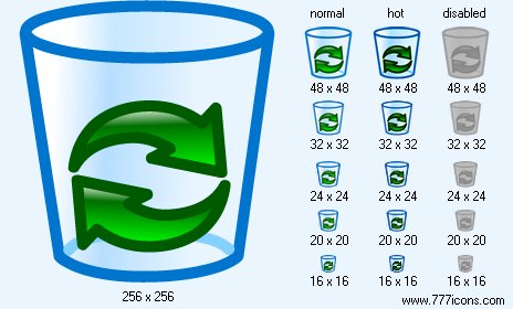 Empty Dustbin Icon Images