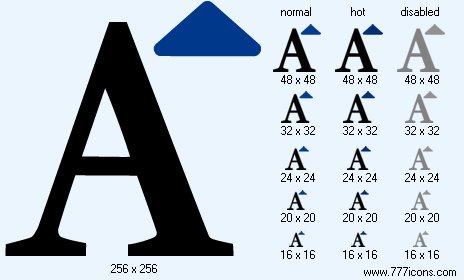 Enlarge Size Icon Images