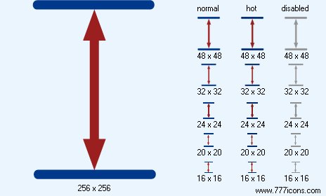 Height Icon Images