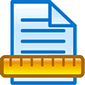 Horizontal Page Ruler icon