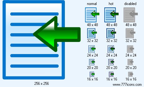 Import Text Icon Images