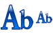 Letter case icons