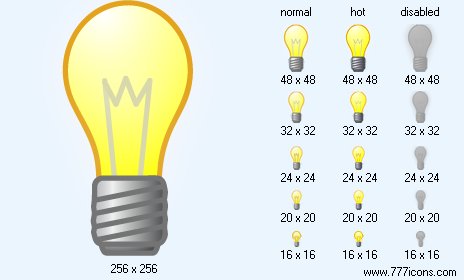 Light On Icon Images