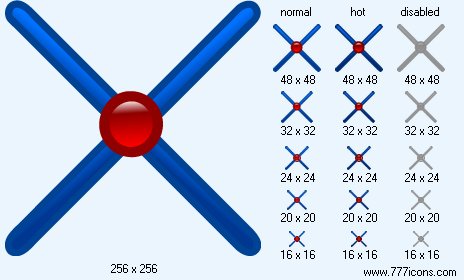 Line Cross Icon Images