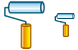 Paint roller icons