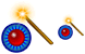 Red eye removing icons
