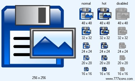 Save Image Icon Images