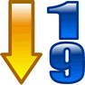 Sorting 1-9 icon