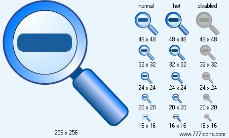 Zoom Out Icon Images