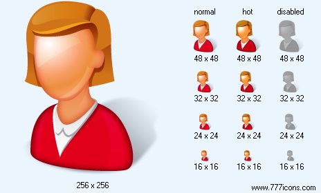 Female Boss Icon Images