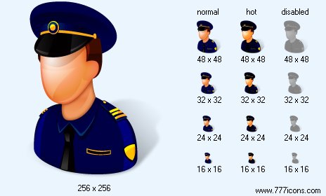 Police Officer Icon Images