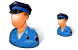 Policeman icons