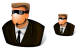 Security guard icons