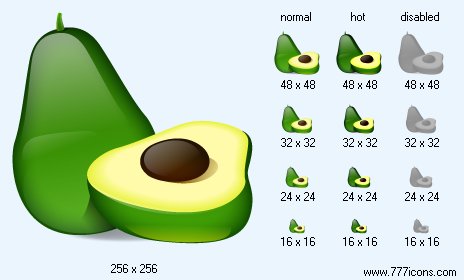 Avocado Icon Images