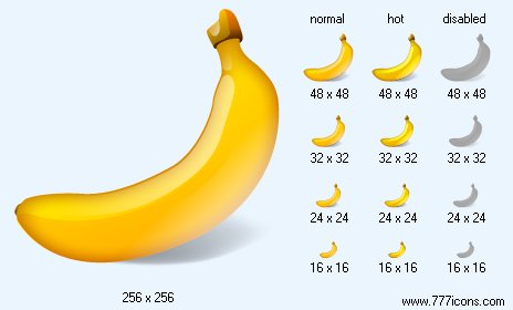 Banana Icon Images