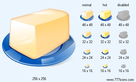 Butter Icon Images