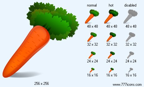 Carrot Icon Images