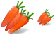 Carrots icons