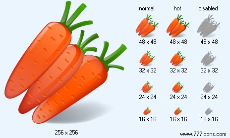Carrots Icon Images