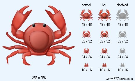 Crab Icon Images