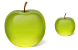 Green apple icons