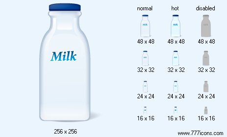 Milk Icon Images