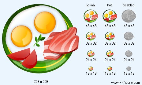 Omelet Icon Images