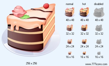 Piece Of Cake Icon Images