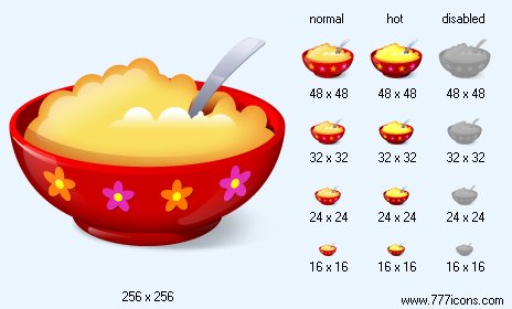 Porridge Icon Images