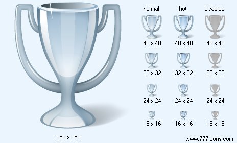 Silver Cup Icon Images