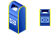 Mail box icons
