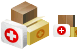 Medical store icon