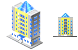 Multistorey building icon