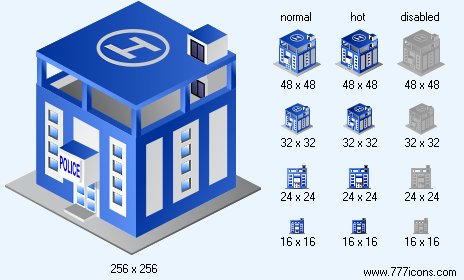 Police Station Icon Images