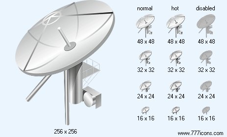 Satellite Antenna Icon Images